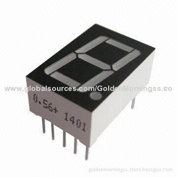 Single-digit 7-segment LED Display, 0.56-inch, Common Anode